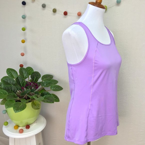 Victoria’s Secret VSX Cross-Back Purple Tank - Picture 2 of 12